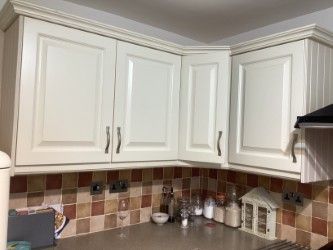 Kitchen units and worktop - job lot