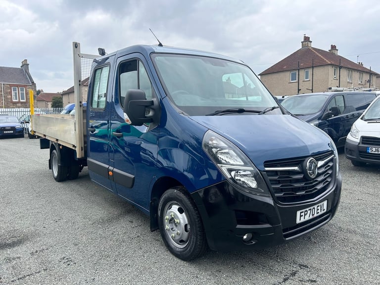 2020 Vauxhall Movano 2.3 Turbo D 130ps H1 Chassis Crew Cab 12.5 fFoot Body CHASSIS CAB Diesel Manual