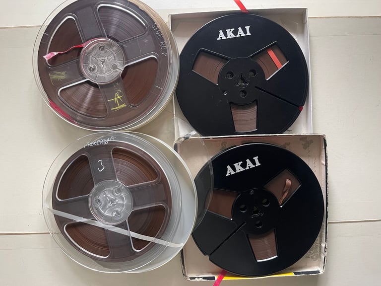 image for Reel to reel audio tape  7 '' tape  X 4 tape 