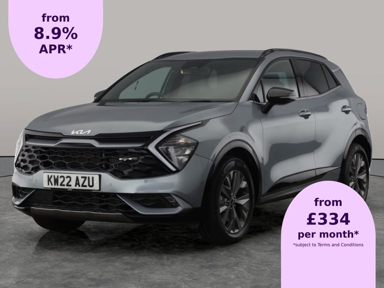 2022 Kia Sportage 1.6 h T-GDi GT-Line SUV 5dr Petrol Hybrid Auto Euro 6 (s/s) (226 bhp) - HEA Suv...