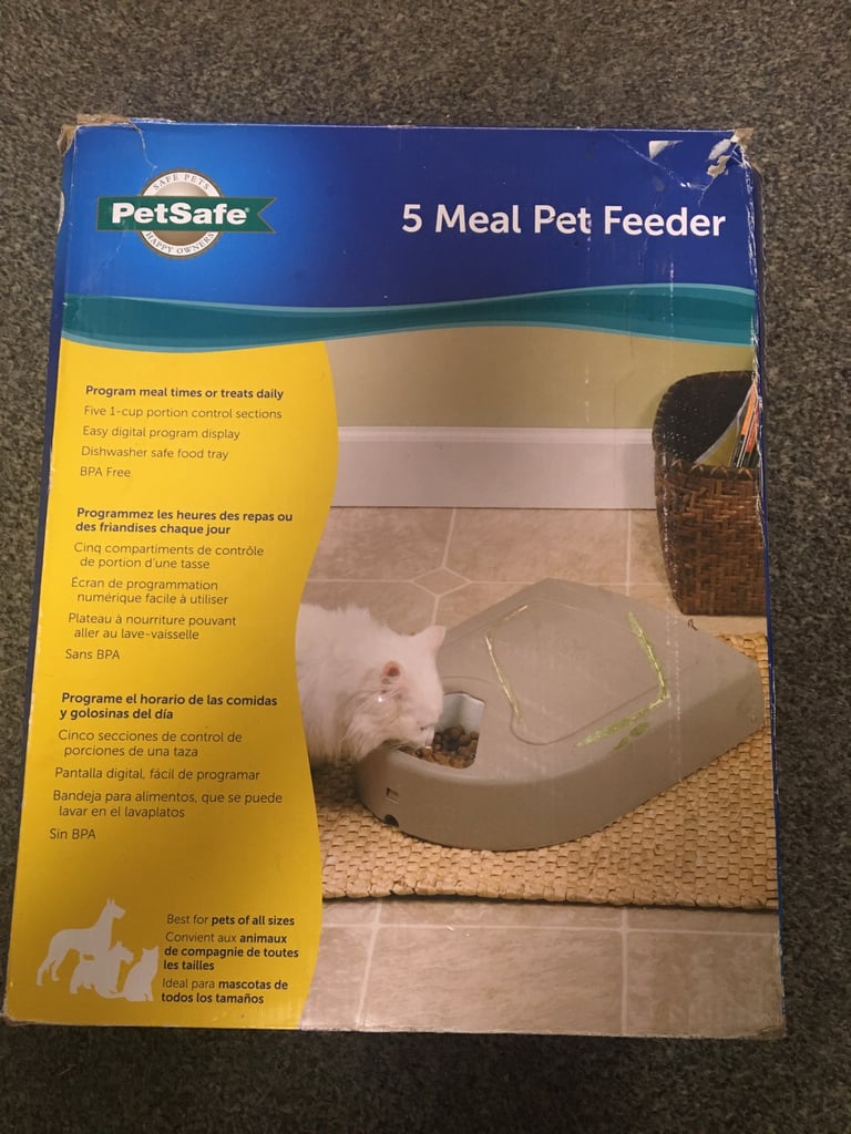 5 way PetSafe automatic cat feeder