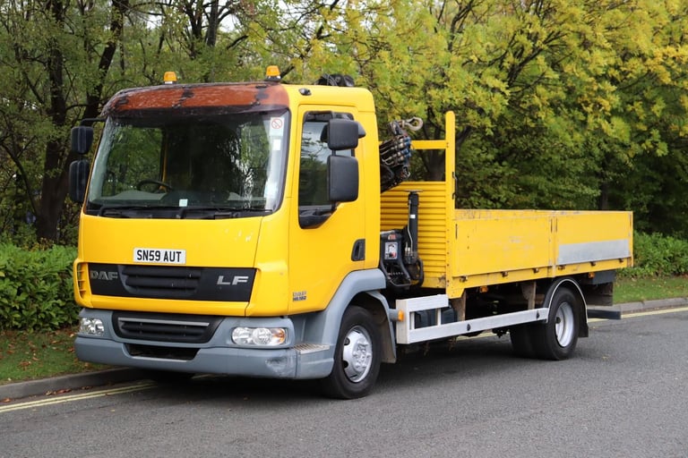 DAF LF45 160 4X2 HIAB XS 055 CRANE DROPSIDE (2009)
