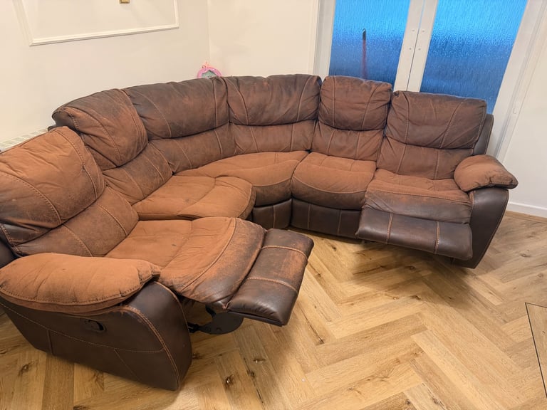 image for Corner recliner sofa
