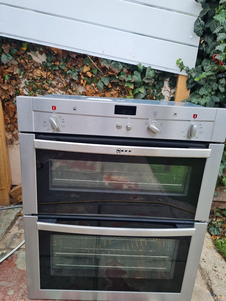Neff double electric oven built under counter 