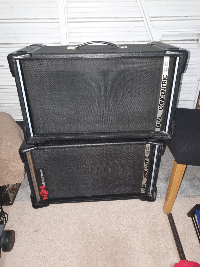 HH 2x12 cabinets ,130 watt 16 ohm, GWO + open to swaps e.g. effect pedals / pickups
