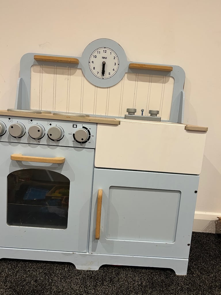 image for Play Wooden kitchen for sale with accessories 