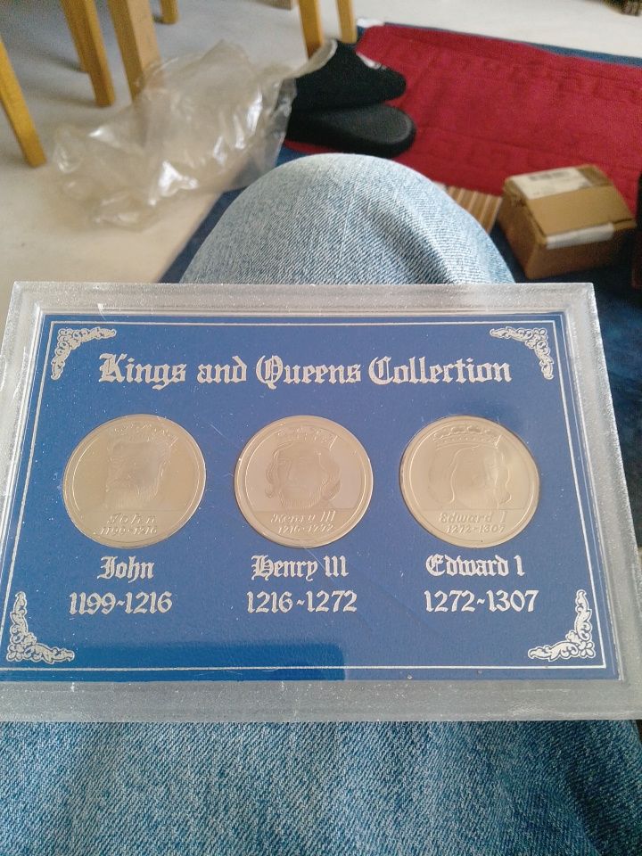 Kings and Queens coin collection x 11