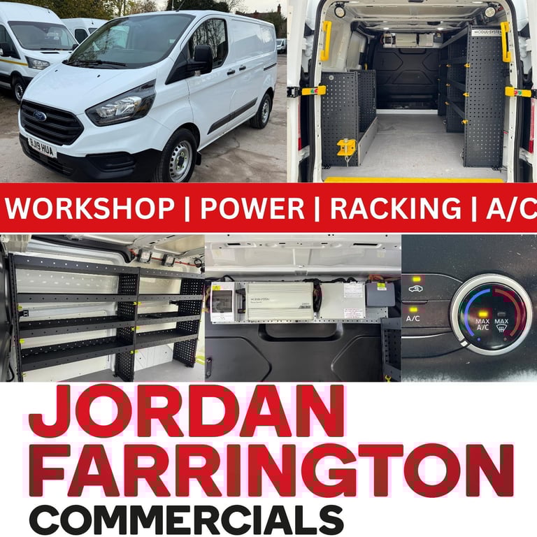 image for 2019 FORD TRANSIT CUSTOM L1H1 340 UTILITY SPEC WORKSHOP VAN *AIR-CON*ULEZ EURO 6