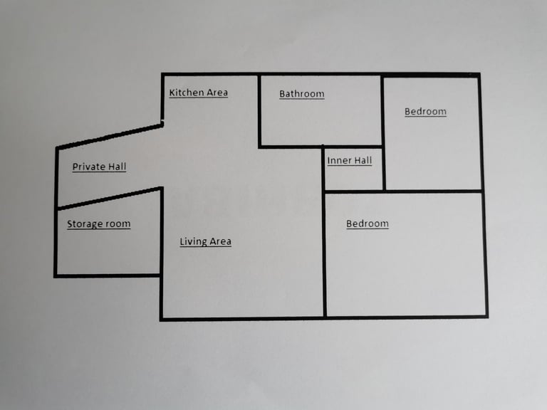 2 bedroom apartment with the garage 