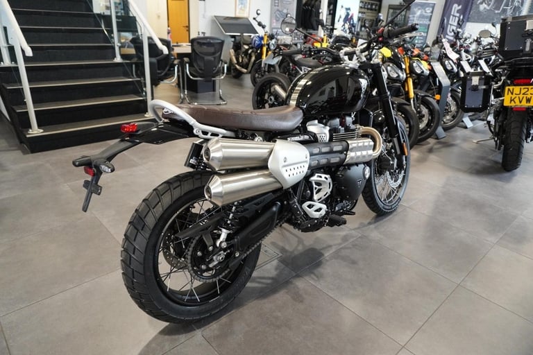 Triumph Scrambler 1200X, 2025, Jet Black. IN STOCK NOW