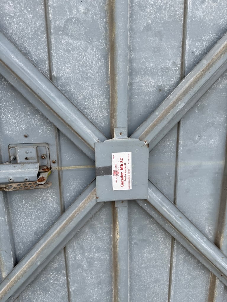 Free up and over garage door