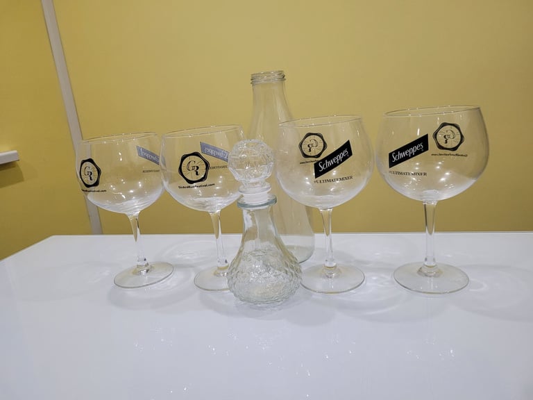 image for Free- Glasses & Glass decanter 