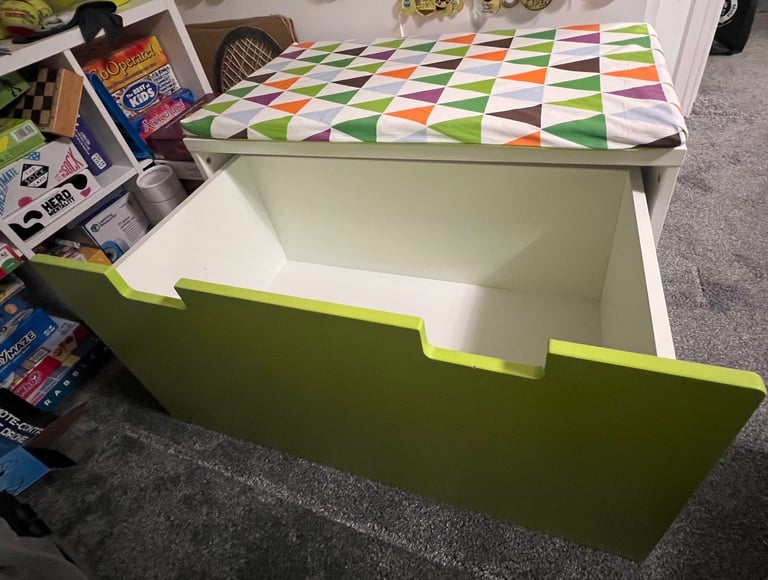IKEA kallax and smastad bedroom storage