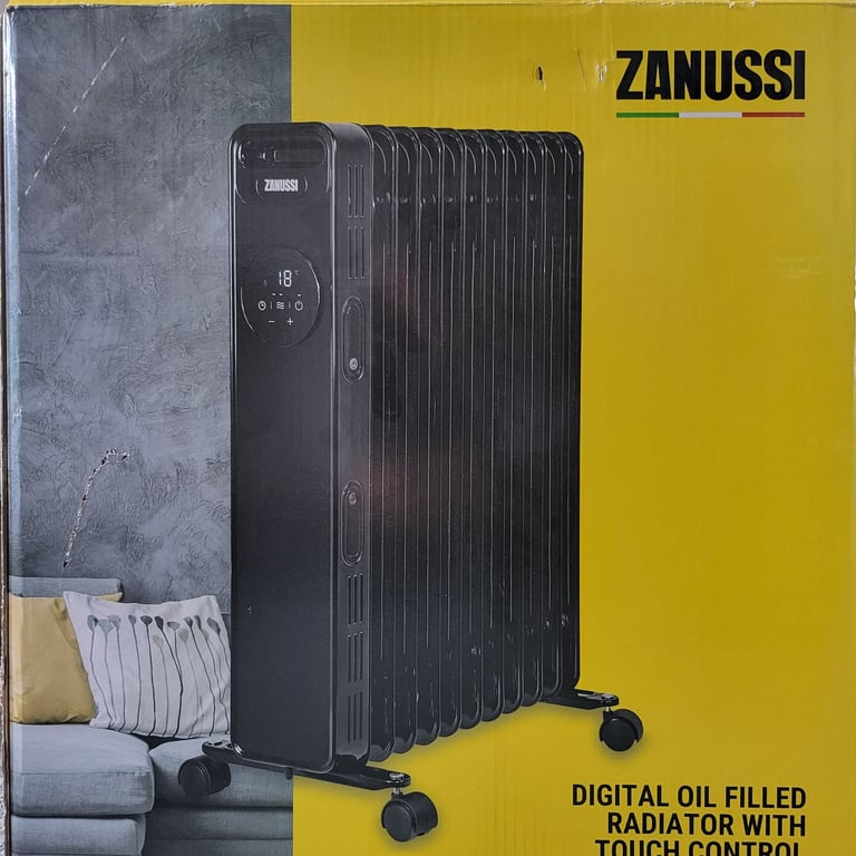 Zanussi 2300W Oil Filled Radiator 11 Fin Electric Heater
