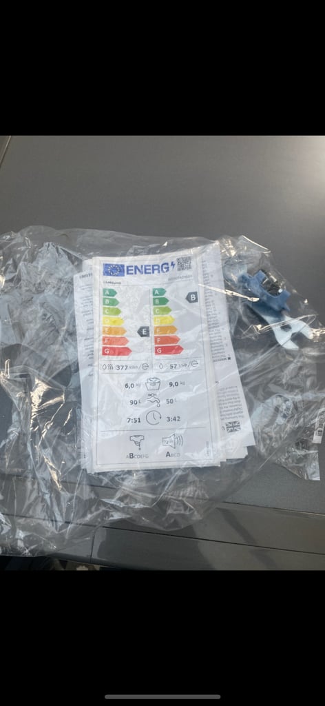 Samsung washer dryer 9/6kg in excellent condition #68