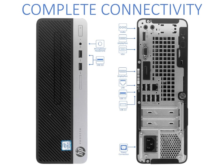 HP Prodesk 400G5 SFF complete PC setup