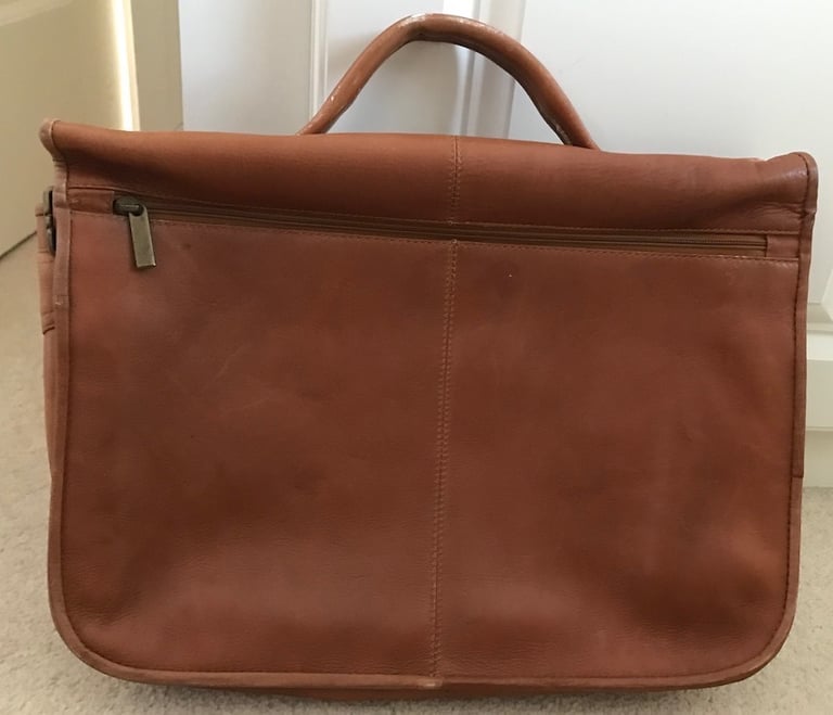 Leather Satchel in Tan Colour
