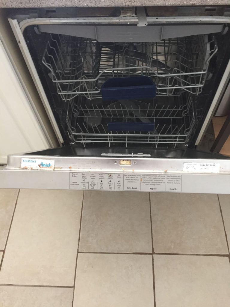 Dishwaser Siemen no top cover No spoon holder good working order 