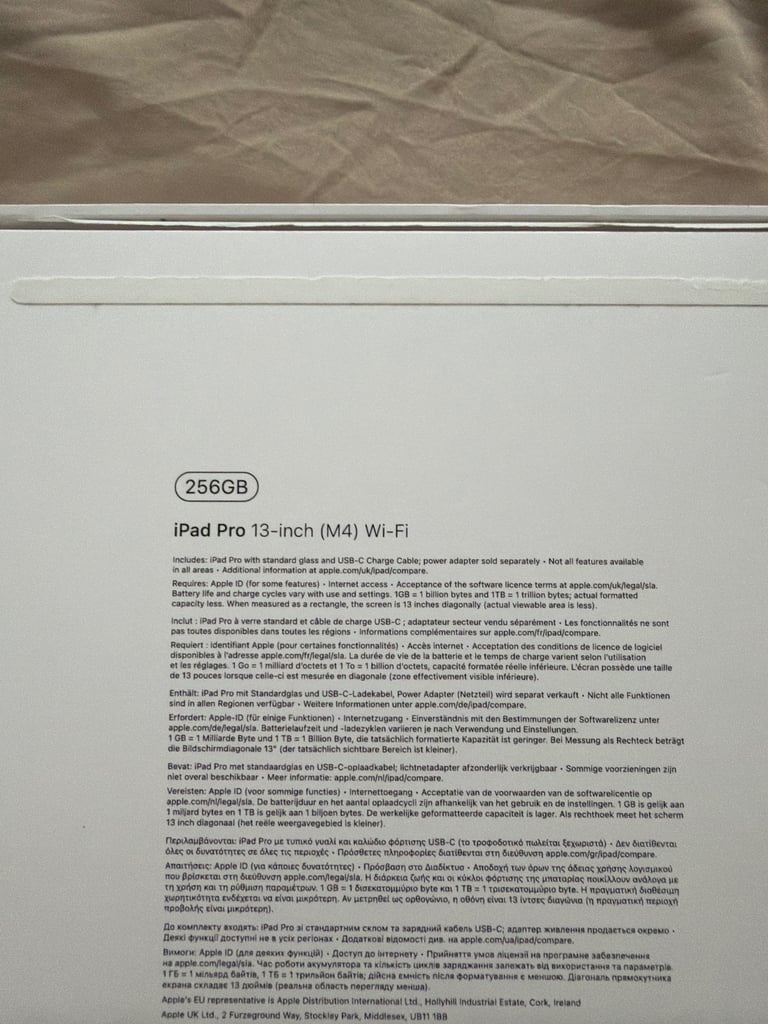 iPad Pro 13” 256gb M4 