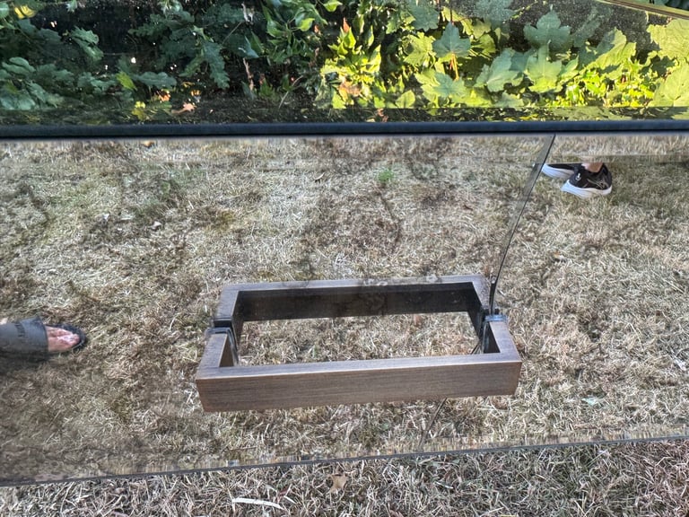 Bedside mirrored tables