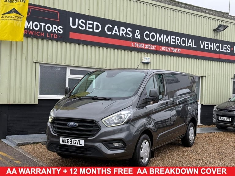 2019 69 FORD TRANSIT CUSTOM 2.0 280 ECOBLUE TREND PANEL VAN 5DR DIESEL MANUAL L1