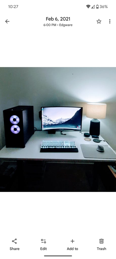 RTX 3080 AMD Ryzen 7 5800X 32GB RAM Gaming Desktop PC