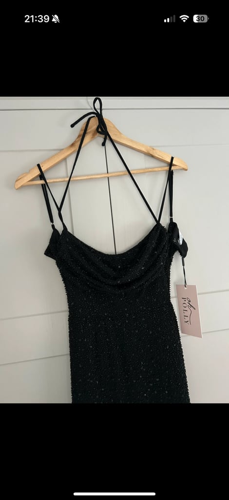 Oh Polly Monte Carlo black dress - size 6