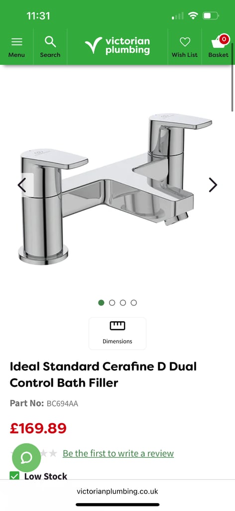 image for High end bath mixer tap