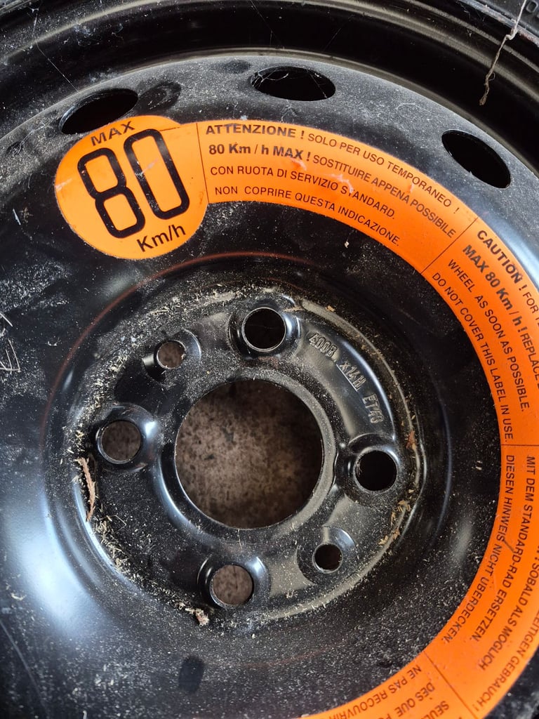 Skinny Spare Wheel 135/80x14