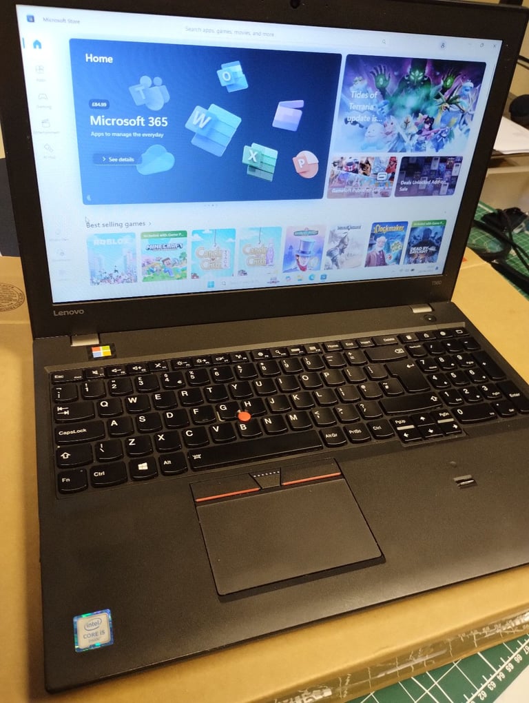 Lenovo Laptop. Windows 11, MS OFFICE, 16GB RAM, i5 CPU, 240GB SSD, HDMI, Backlit Keys, WebCam. 
