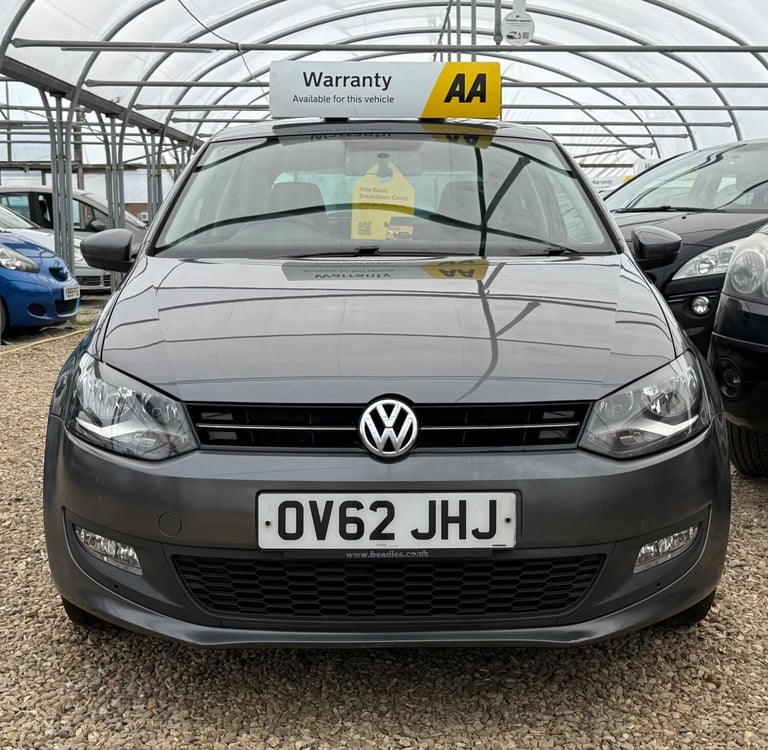 2012 Volkswagen Polo 1.2 Match Euro 5 3dr HATCHBACK Petrol Manual