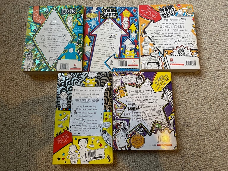 Tom Gates books x5