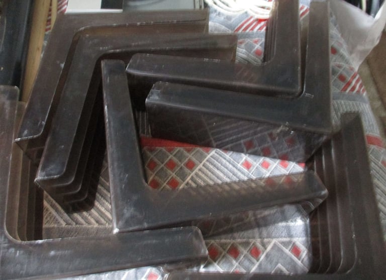 Vintage L-shaped Vinyl LP Racks