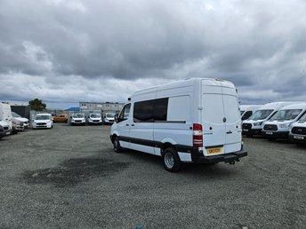 2013 ON 13 PLATE MERCEDES BENZ SPRINTER 516CDI 160BHP MWB TRW DIESEL CREW VAN 