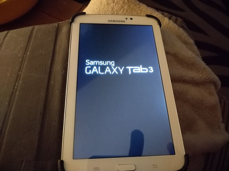 image for Samsung galaxy tab 3 just comes up with this on screen and nothing else 
