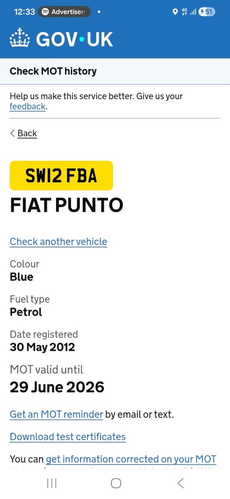 Fiat, PUNTO, Hatchback, 2012, Manual, 1368 (cc),3 doors - Image 4