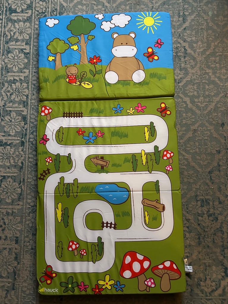 image for Hauck fold up travel mattress