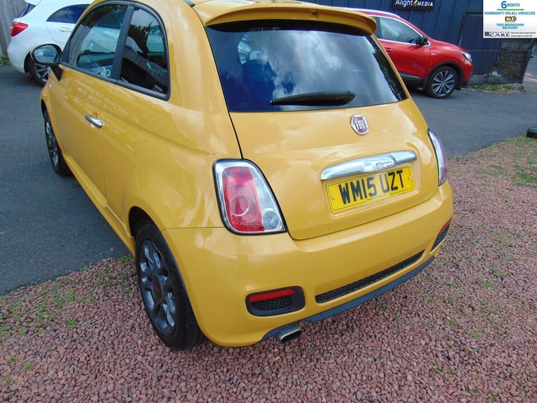 FIAT 500 1.2 500 1.2 69hp S * ONLY 34013 MILES * 8 SERVICE STAMPS * MOT AUGUST