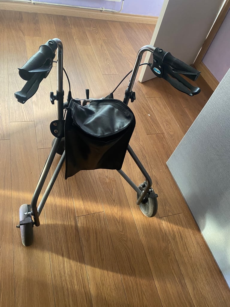 Mobility walker with bag 