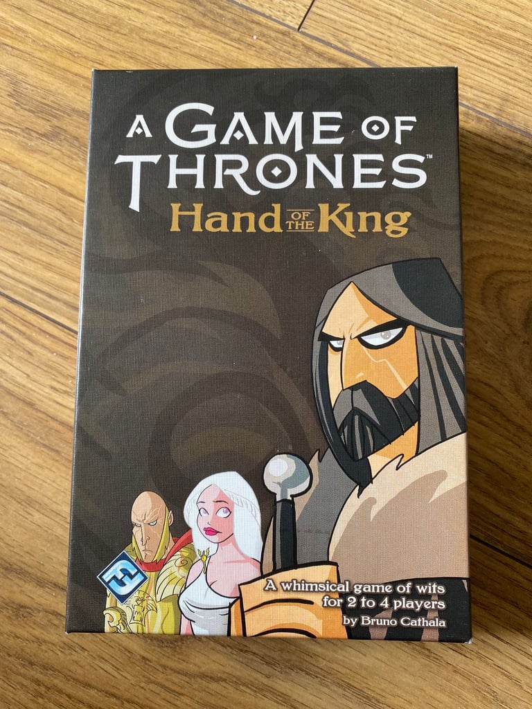 image for A GAME OF THRONES : HAND OF THE KING CARD GAME (2016), Fantasy Flight Games, OPENED NEVER PLAYED