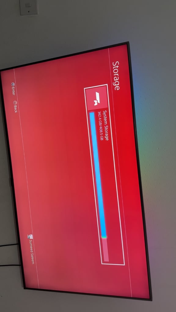 PS4 Slim 500gb With LED Controller