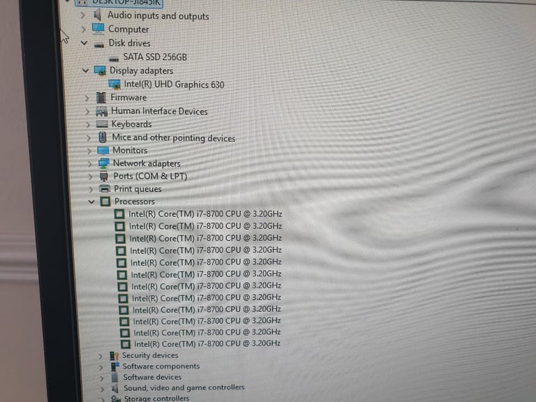 FULL SET Dell 7060 Core i7 8th Gen - 16GB Ram - 256GB SSD - Windows 11 Pro Computer PC