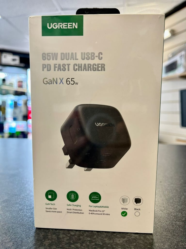 Original UGREEN 65Watt Dual USB C PD Fast Charger