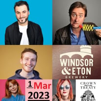 WINDSOR AND ETON BREWERY PRESENTS LIVE COMEDY 