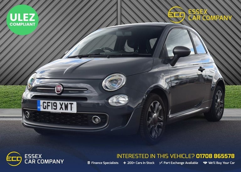 2019 Fiat 500 1.2 S Hatchback 3dr Petrol Manual Euro 6 (s/s) (69 bhp) Hatchback Petrol Manual