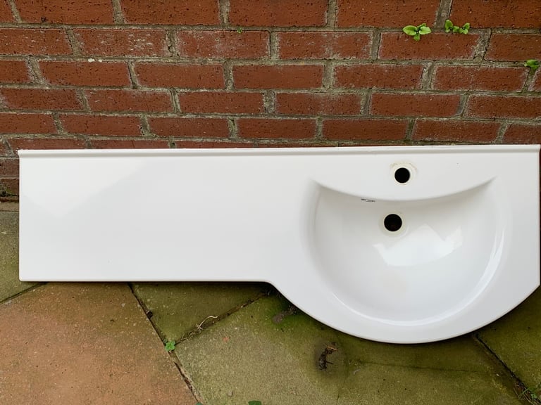 Bathroom sink double width. 