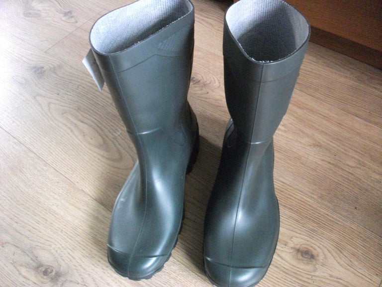 DUNLOP Dee Calf K580011 Green PVC Half Wellington size uk 7