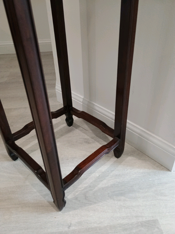 Far Eastern Furniture Chinese Rosewood Plant / Lamp Stand 
