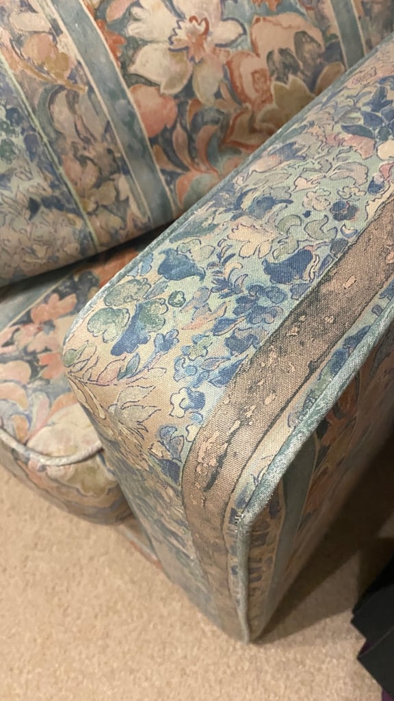 Sofa bed with sprung mattress
