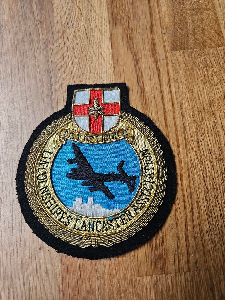 image for Lincolnshire's Lancaster Association wired blazer patch